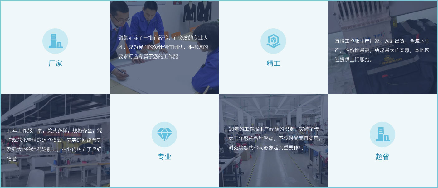 鹰诺达用心做工作服,提升您工作服定制档次