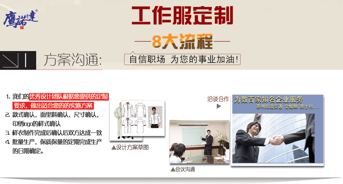 银灰拼红色夏季工作服AD064(图7) 工作服定做第1步选择合适方案沟通